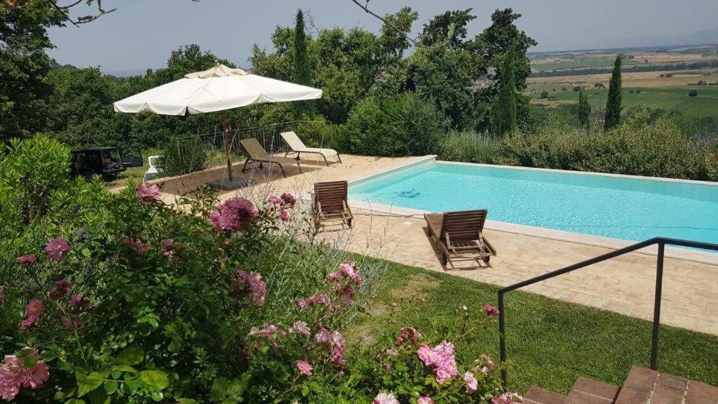 Fonte Pace Luxury Villa - A Fontanaro Property Paciano ภายนอก รูปภาพ