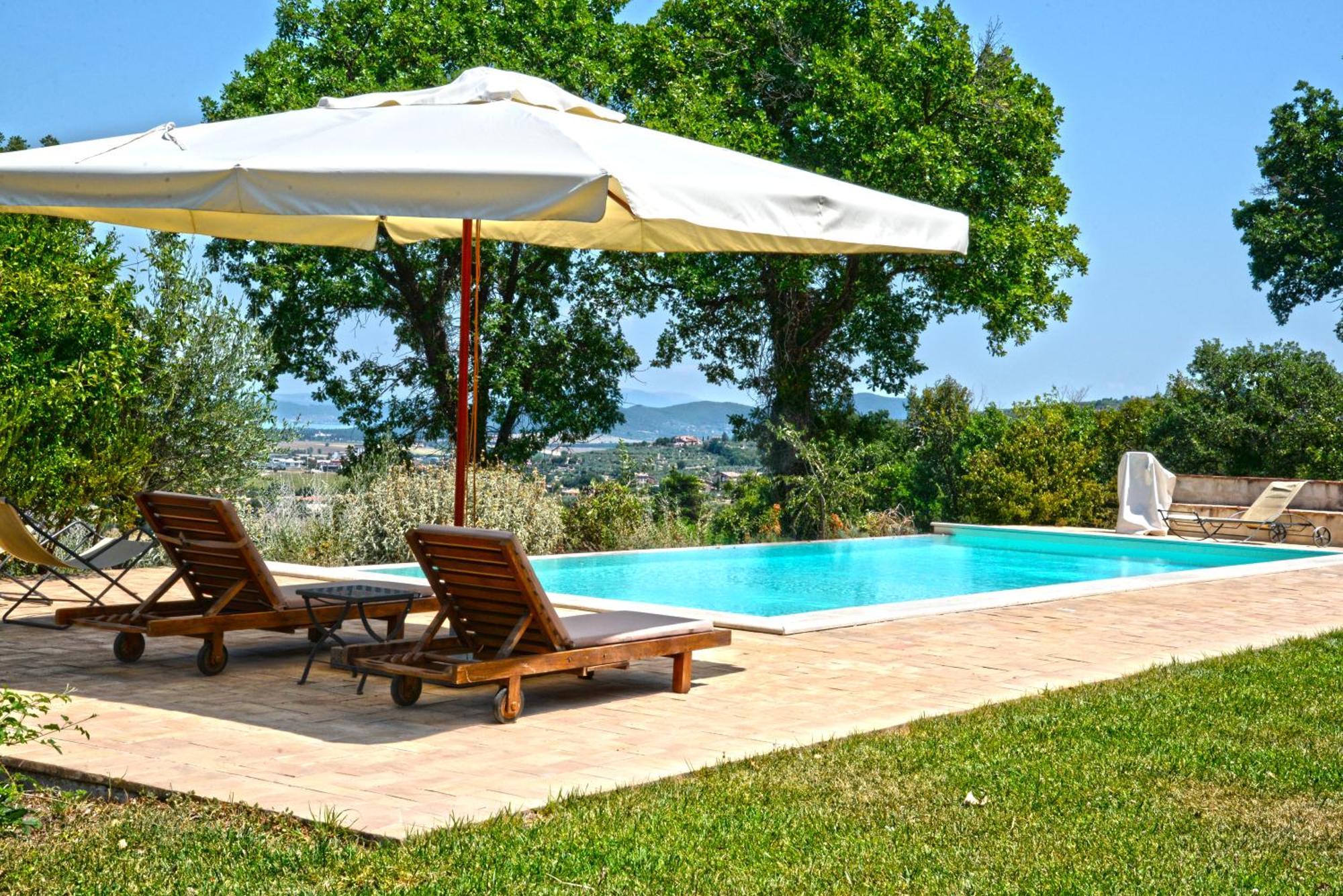 Fonte Pace Luxury Villa - A Fontanaro Property Paciano ภายนอก รูปภาพ