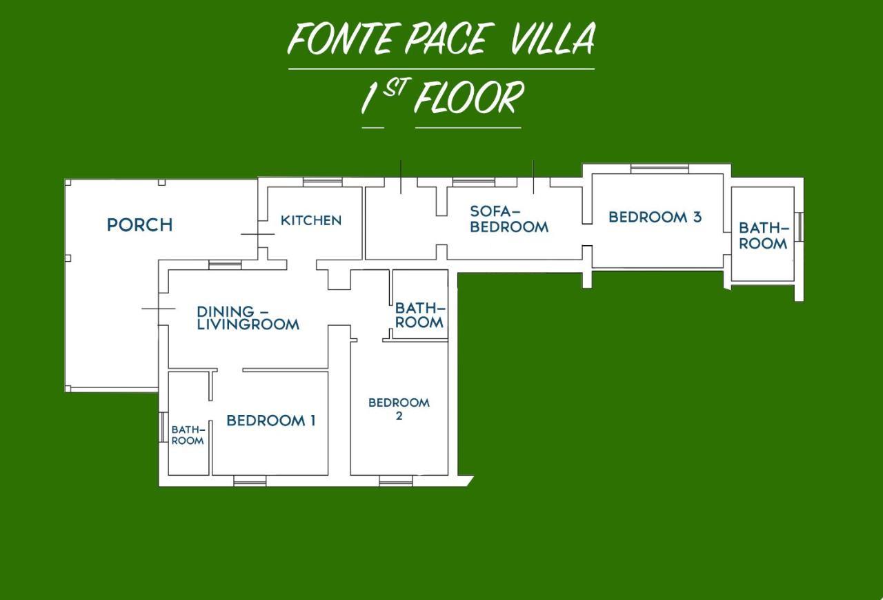 Fonte Pace Luxury Villa - A Fontanaro Property Paciano ภายนอก รูปภาพ